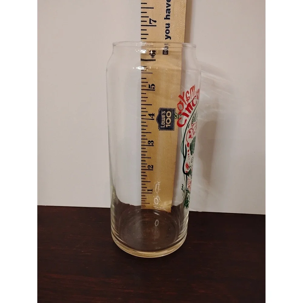 Real Ale Brewing Co Cinco de Mayo 2018 Sugar Skull Beer Can Glass‎ Blanco Texas
